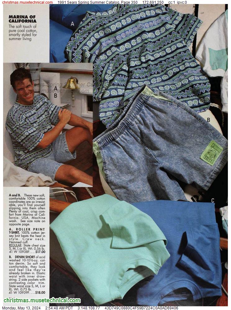 1991 Sears Spring Summer Catalog, Page 350