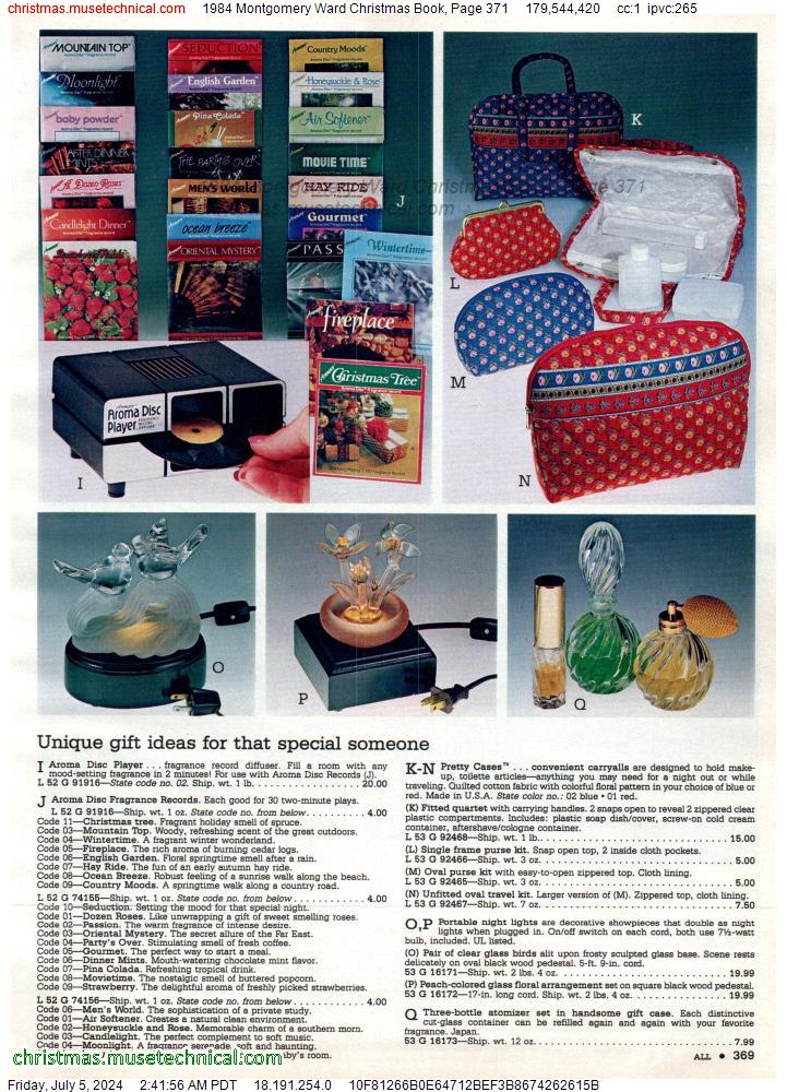 1984 Montgomery Ward Christmas Book, Page 371