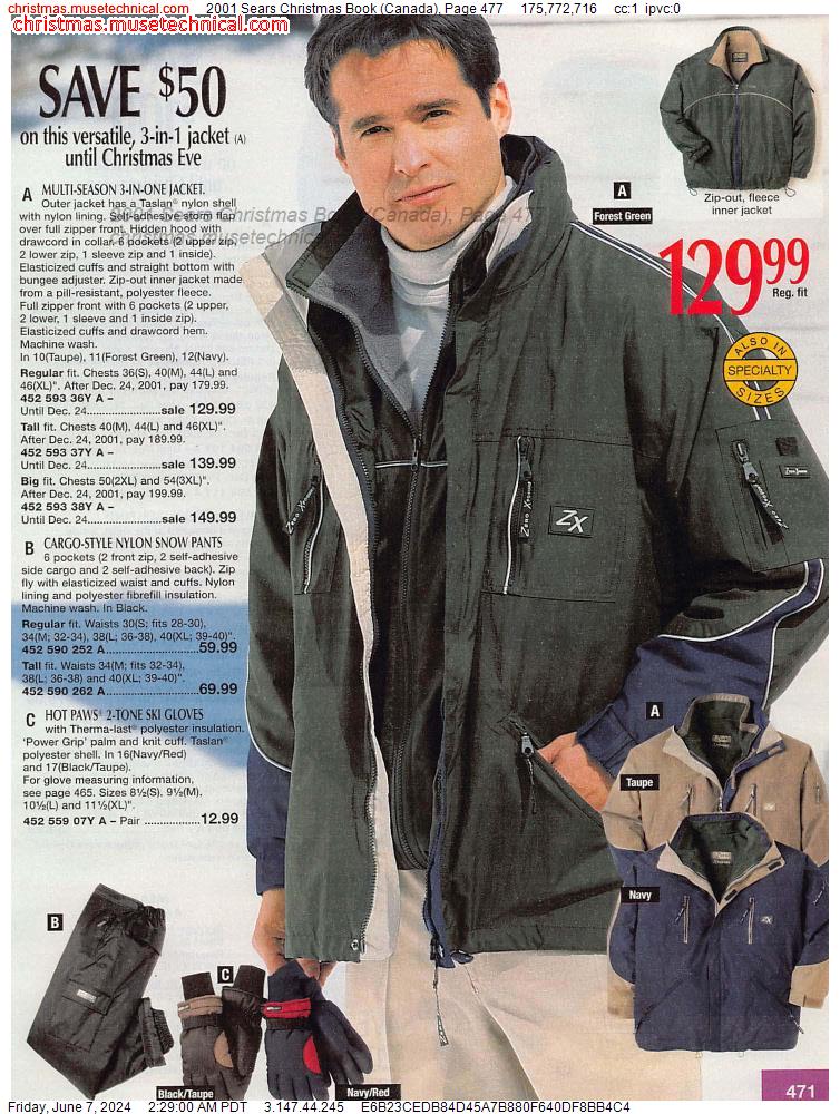 2001 Sears Christmas Book (Canada), Page 477
