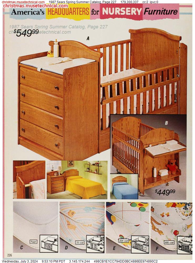 1987 Sears Spring Summer Catalog, Page 227