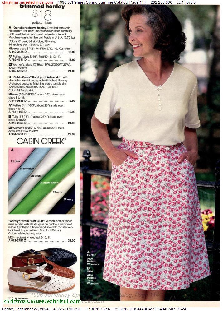 1996 JCPenney Spring Summer Catalog, Page 114