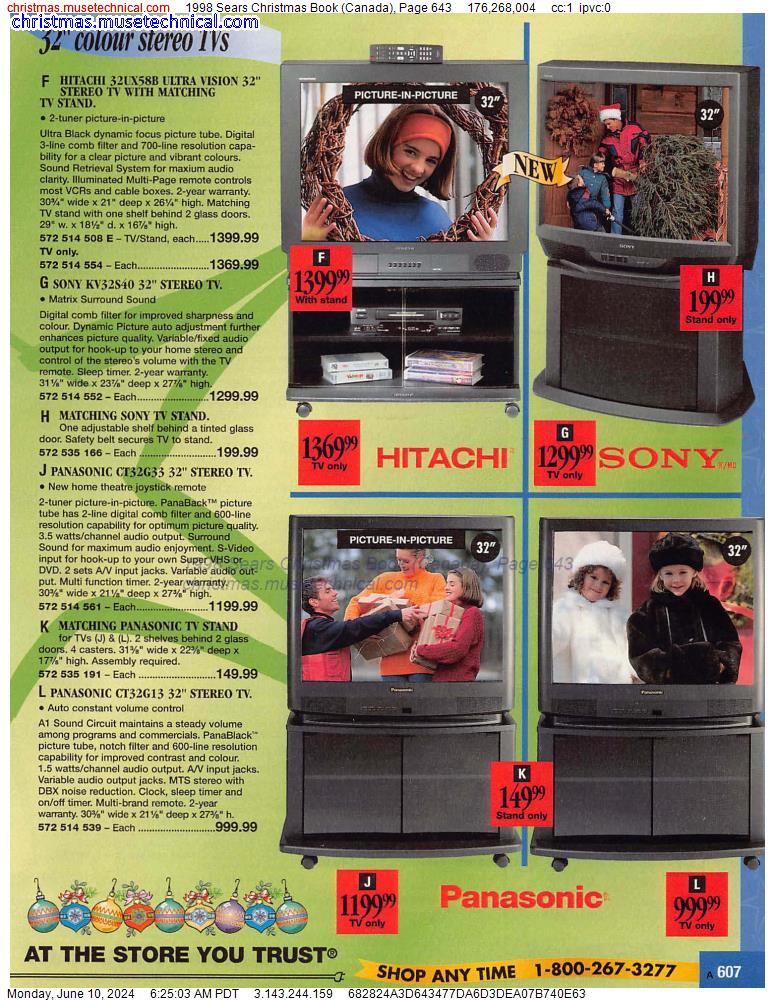 1998 Sears Christmas Book (Canada), Page 643