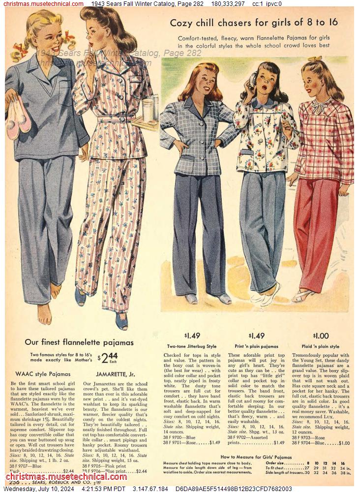 1943 Sears Fall Winter Catalog, Page 282