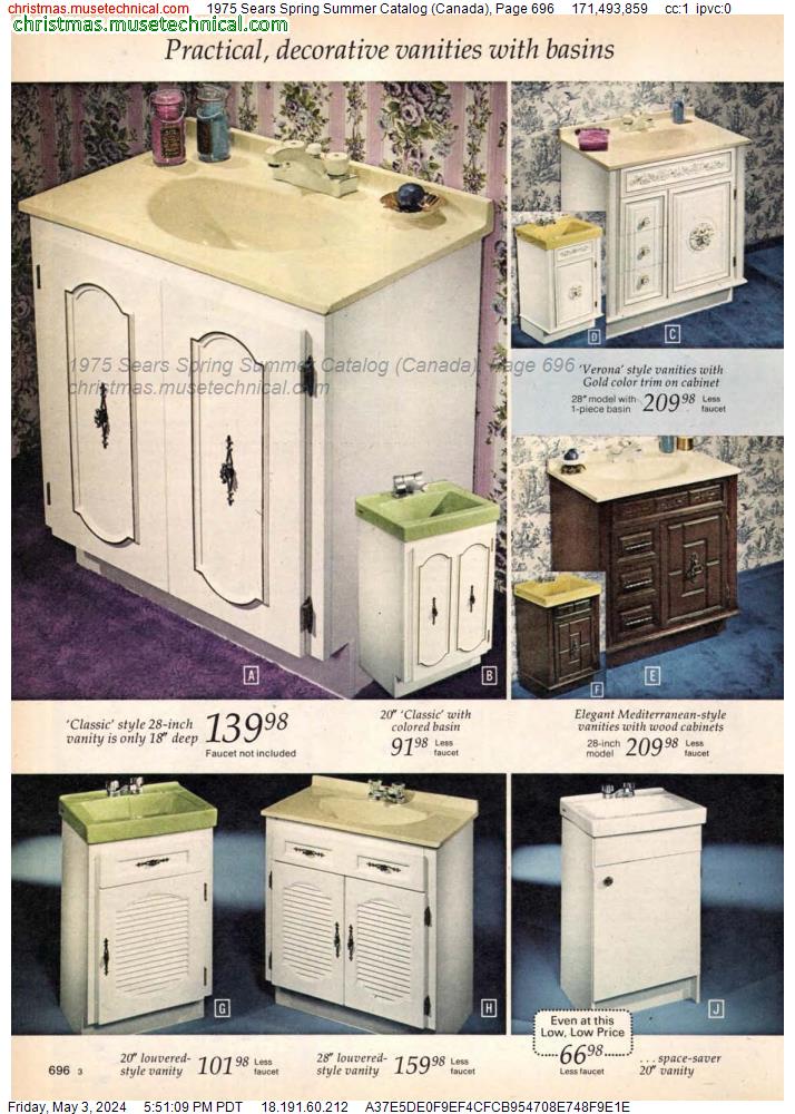 1975 Sears Spring Summer Catalog (Canada), Page 696