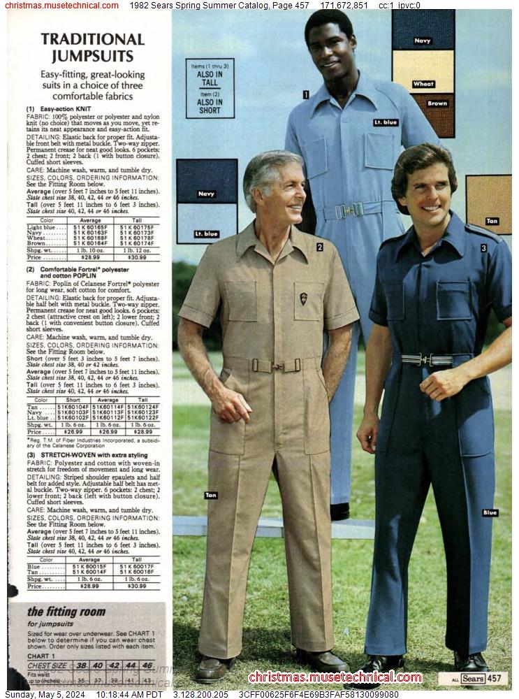 1982 Sears Spring Summer Catalog, Page 457