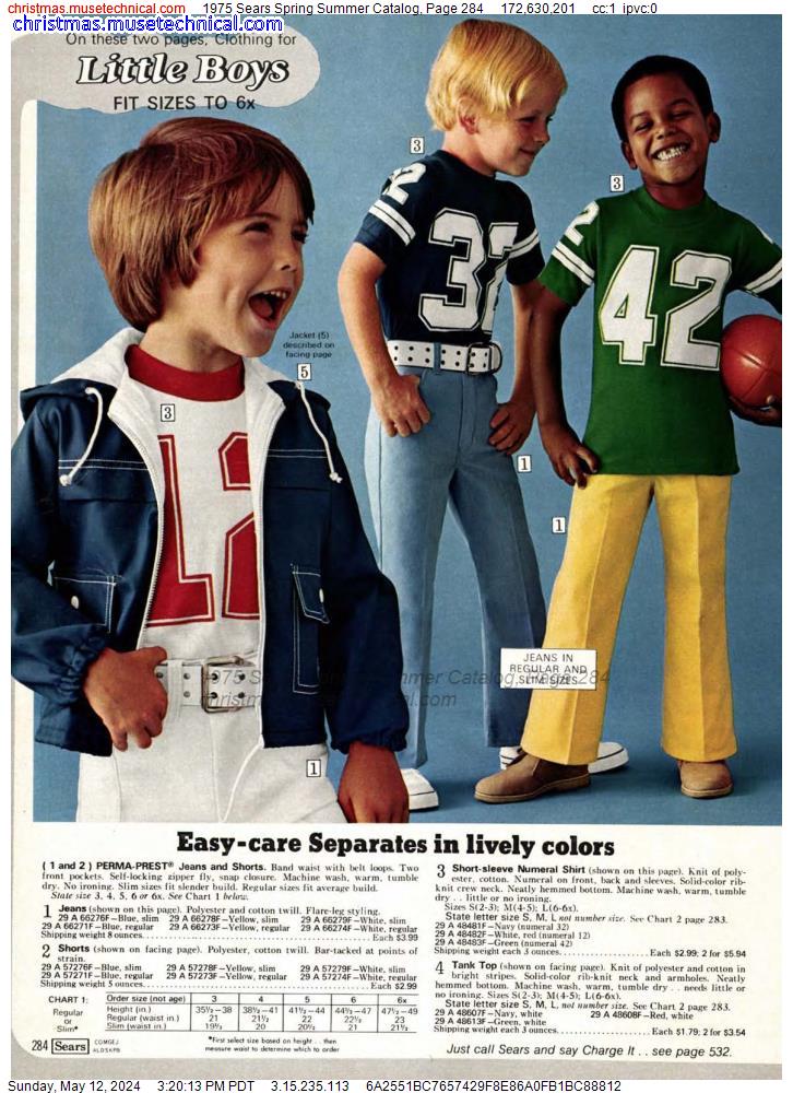 1975 Sears Spring Summer Catalog, Page 284