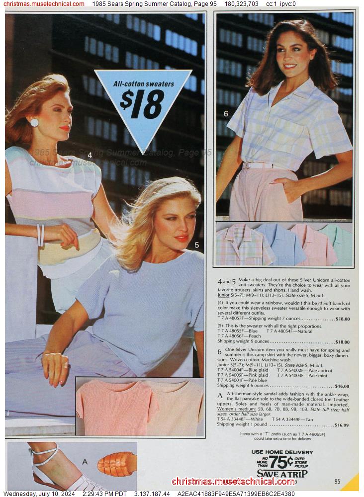 1985 Sears Spring Summer Catalog, Page 95