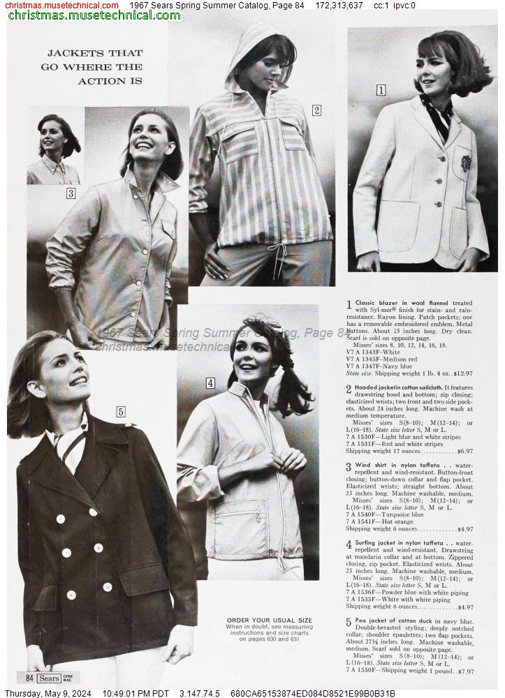 1967 Sears Spring Summer Catalog, Page 84