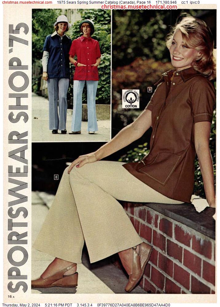 1975 Sears Spring Summer Catalog (Canada), Page 16