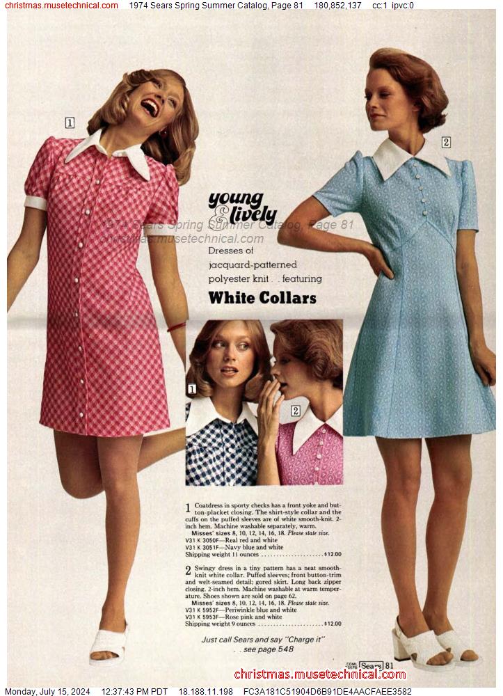 1974 Sears Spring Summer Catalog, Page 81