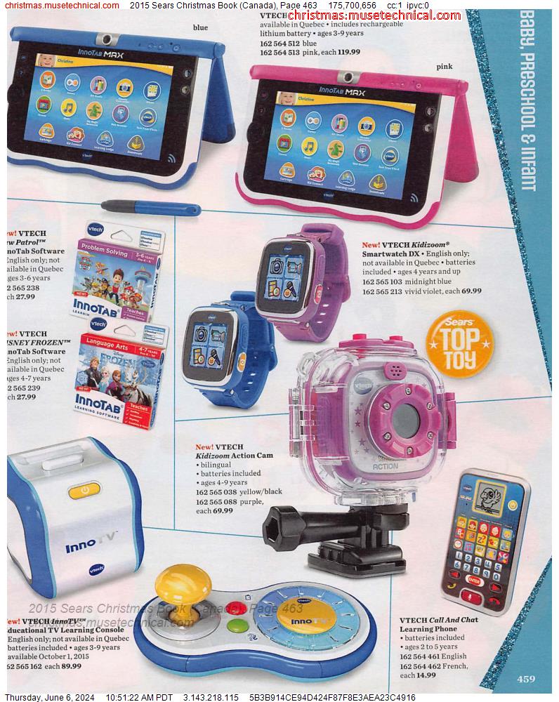 2015 Sears Christmas Book (Canada), Page 463