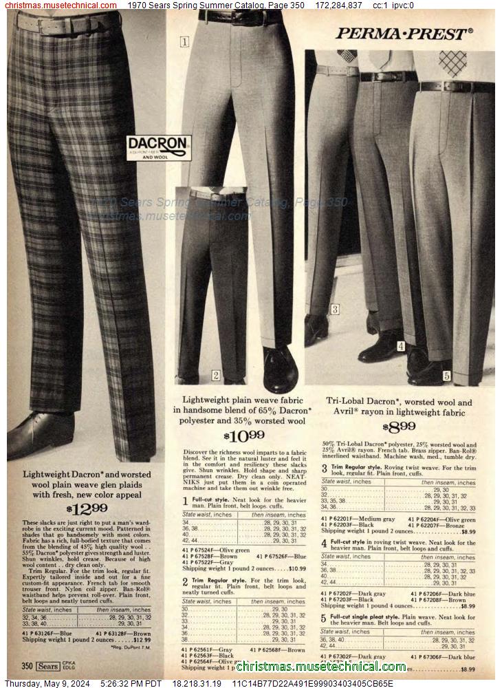 1970 Sears Spring Summer Catalog, Page 350