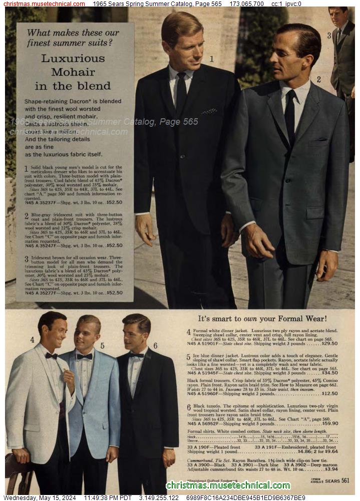 1965 Sears Spring Summer Catalog, Page 565