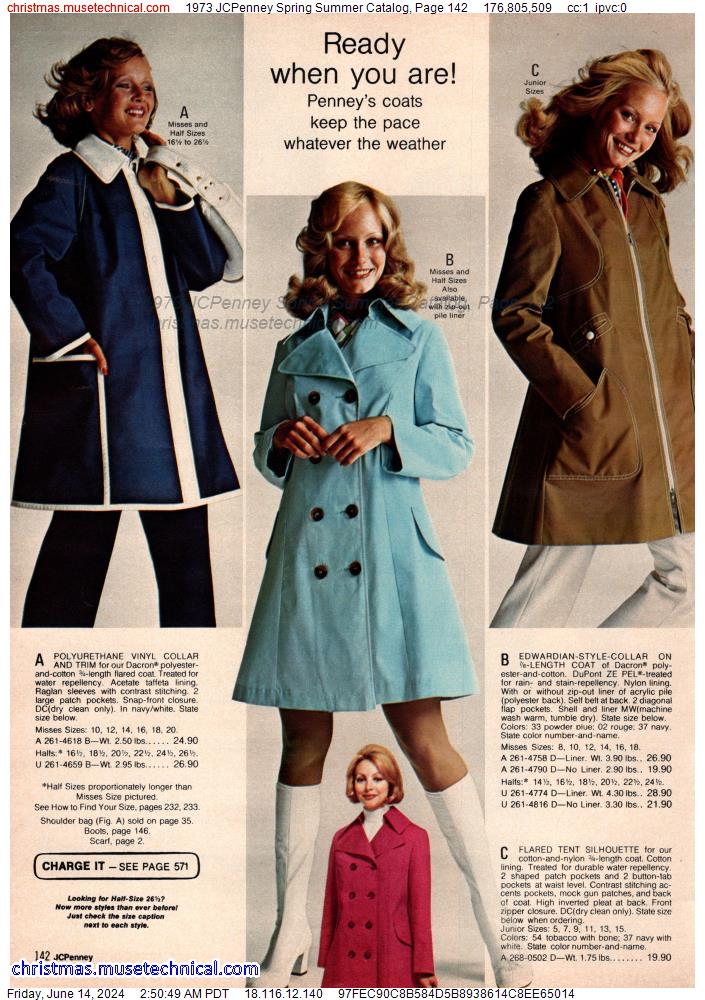 1973 JCPenney Spring Summer Catalog, Page 142