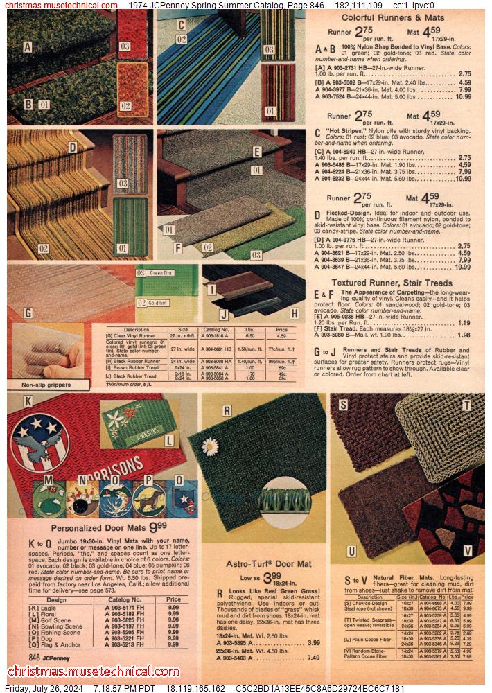 1974 JCPenney Spring Summer Catalog, Page 846