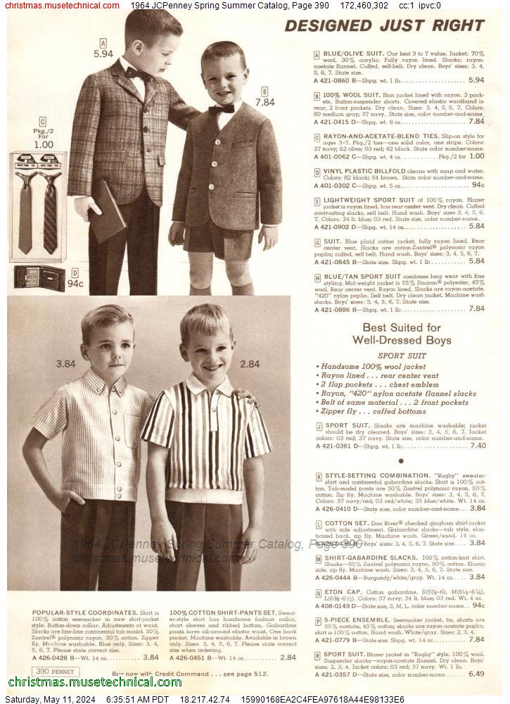 1964 JCPenney Spring Summer Catalog, Page 390