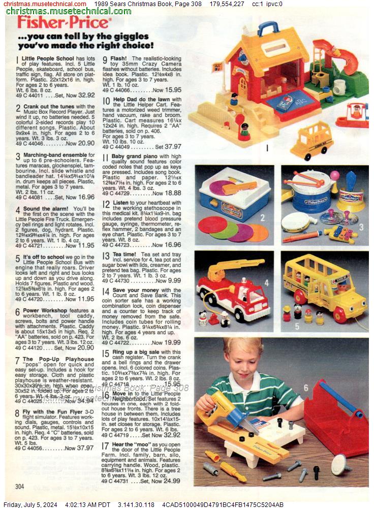 1989 Sears Christmas Book, Page 308