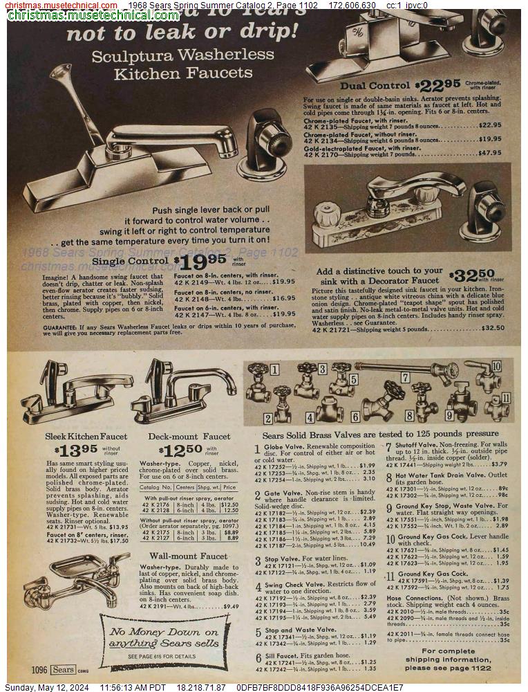 1968 Sears Spring Summer Catalog 2, Page 1102