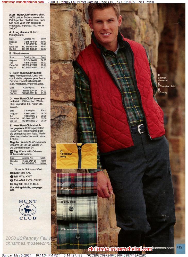 2000 JCPenney Fall Winter Catalog, Page 415