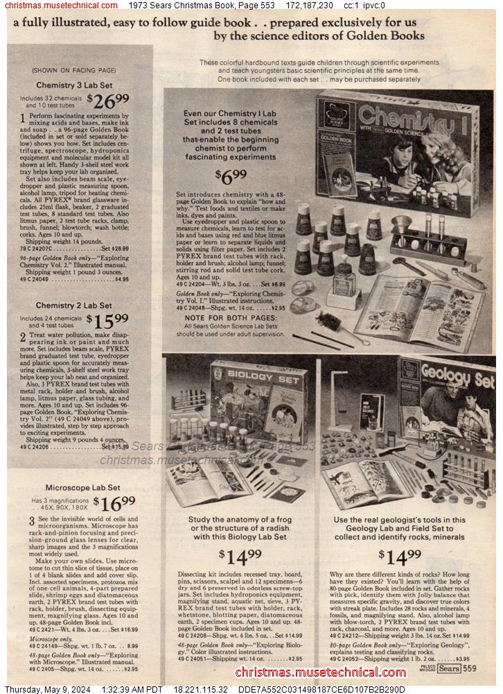 1973 Sears Christmas Book, Page 553
