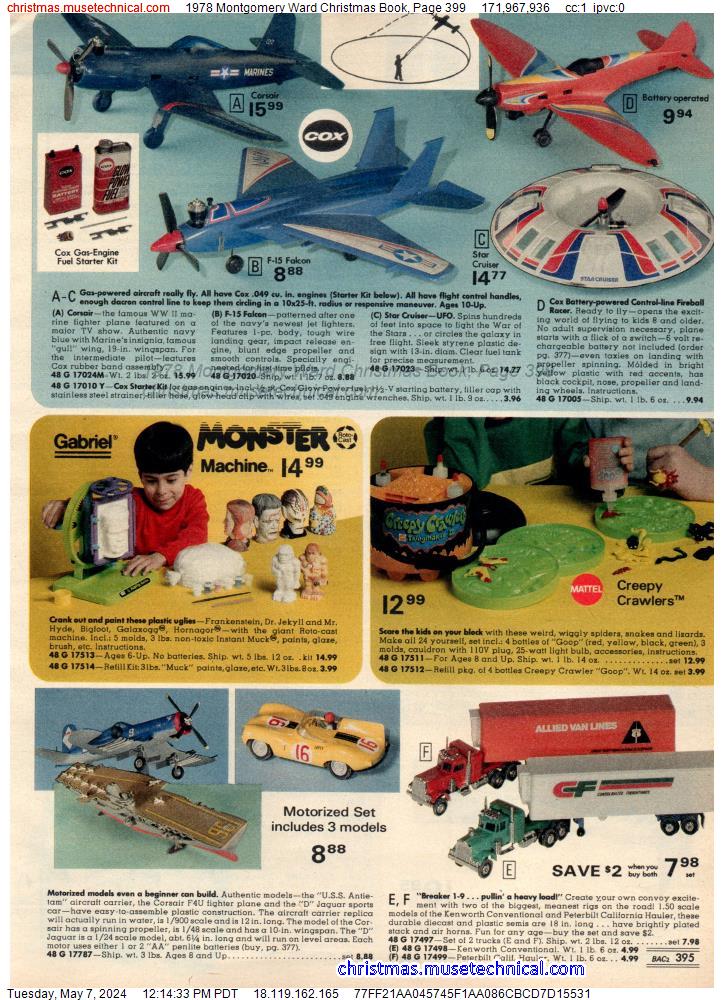 1978 Montgomery Ward Christmas Book, Page 399