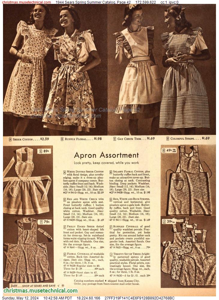 1944 Sears Spring Summer Catalog, Page 42