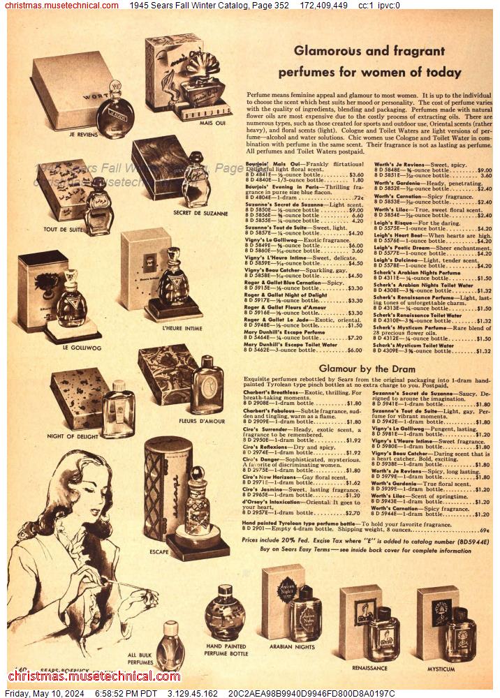 1945 Sears Fall Winter Catalog, Page 352
