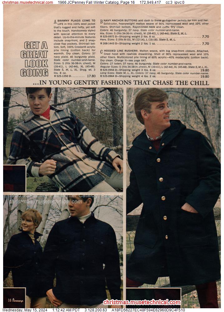 1966 JCPenney Fall Winter Catalog, Page 16