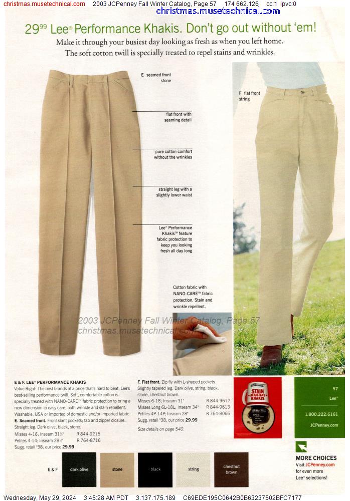 2003 JCPenney Fall Winter Catalog, Page 57