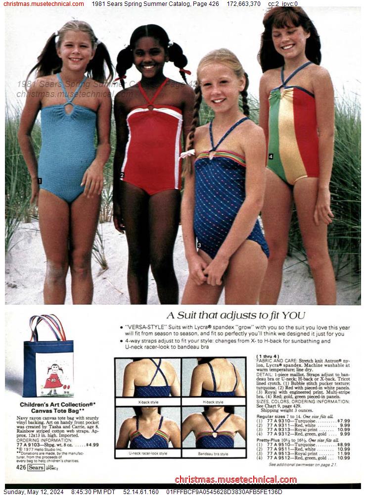 1981 Sears Spring Summer Catalog, Page 426