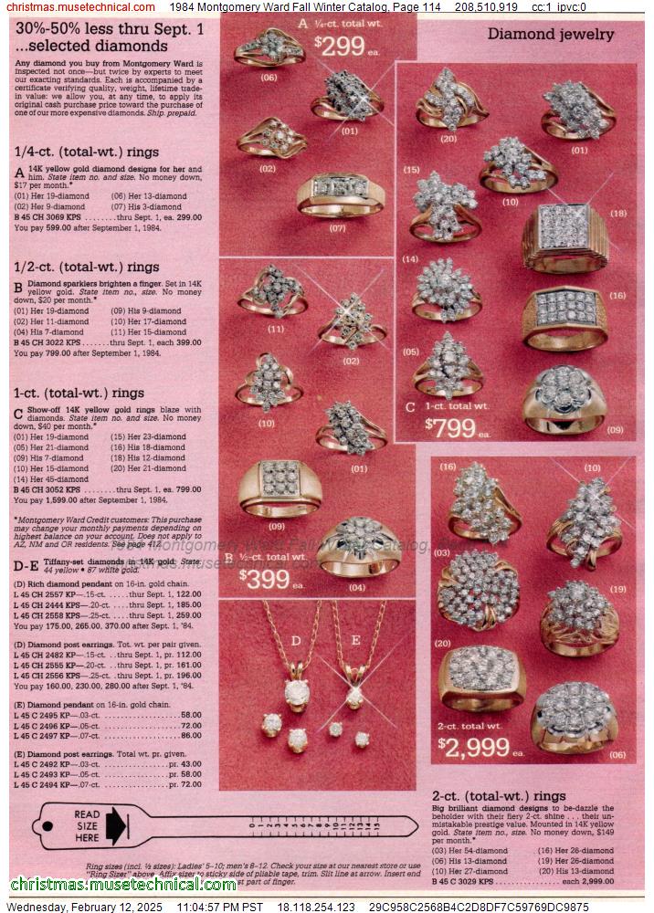 1984 Montgomery Ward Fall Winter Catalog, Page 114