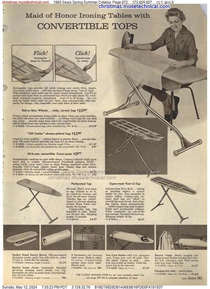 1960 Sears Spring Summer Catalog, Page 972