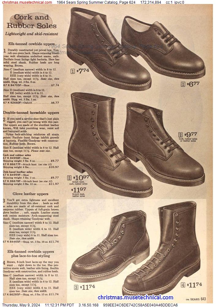 1964 Sears Spring Summer Catalog, Page 624