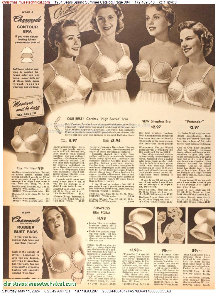 1954 Sears Spring Summer Catalog, Page 304