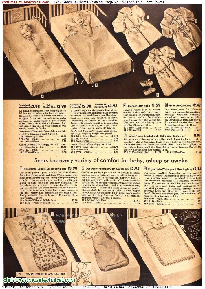 1947 Sears Fall Winter Catalog, Page 52