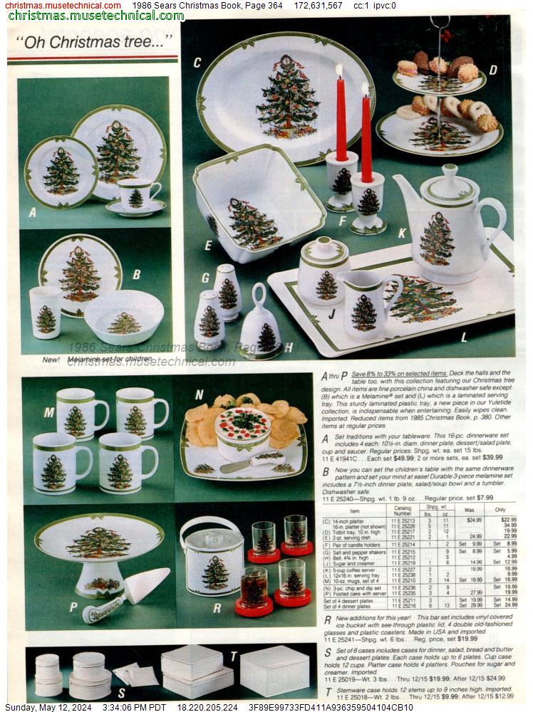 1986 Sears Christmas Book, Page 364