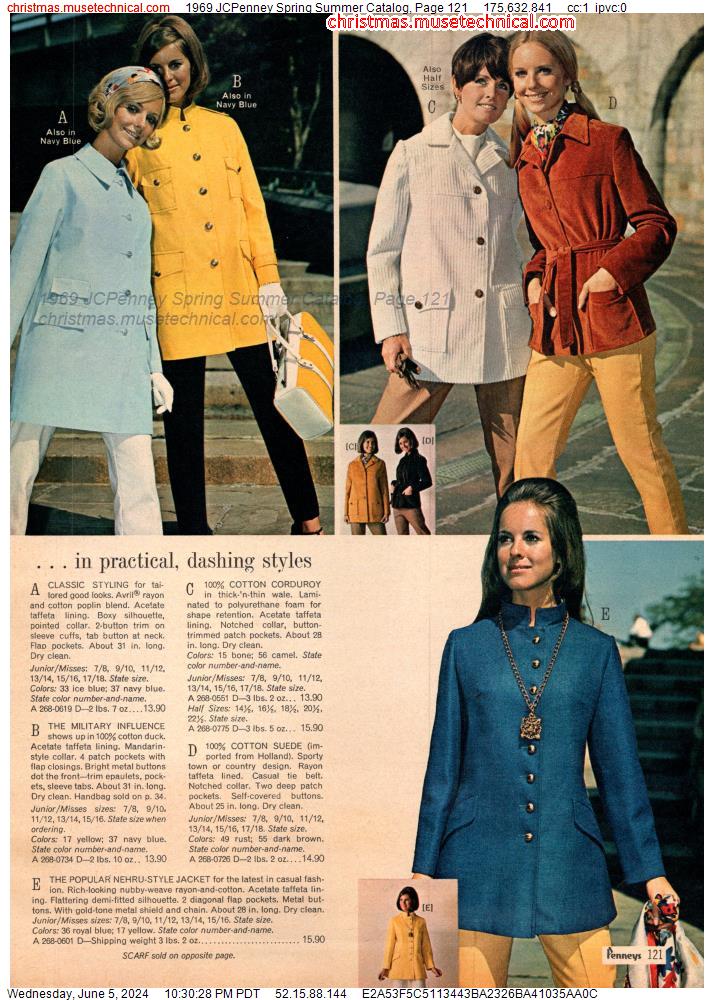 1969 JCPenney Spring Summer Catalog, Page 121