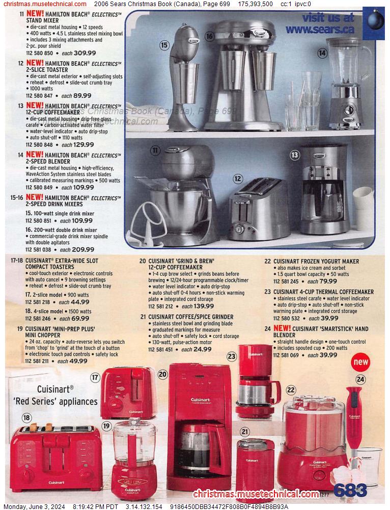 2006 Sears Christmas Book (Canada), Page 699