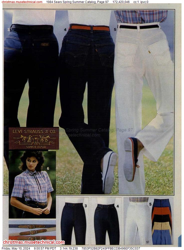 1984 Sears Spring Summer Catalog, Page 97