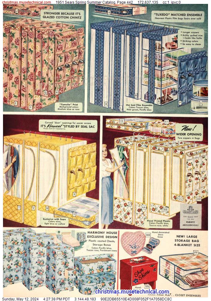 1951 Sears Spring Summer Catalog, Page 442