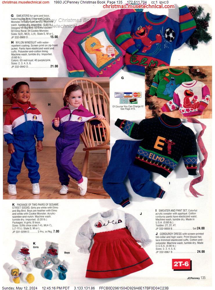 1993 JCPenney Christmas Book, Page 135