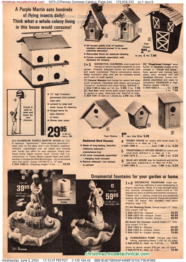 1970 JCPenney Summer Catalog, Page 244