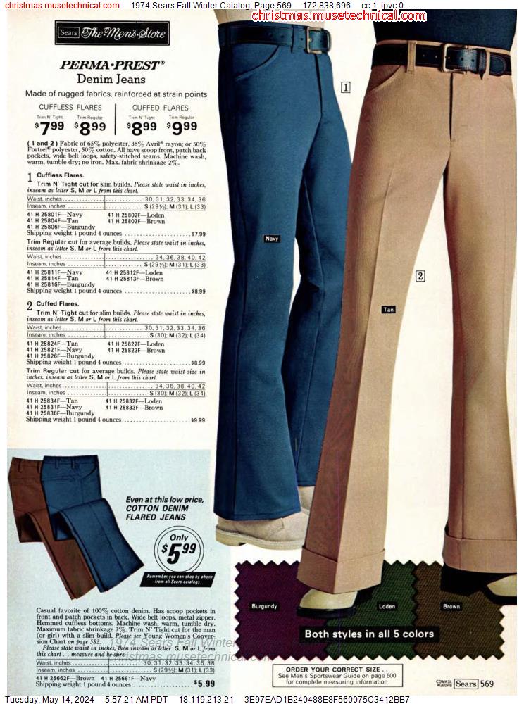 1974 Sears Fall Winter Catalog, Page 569