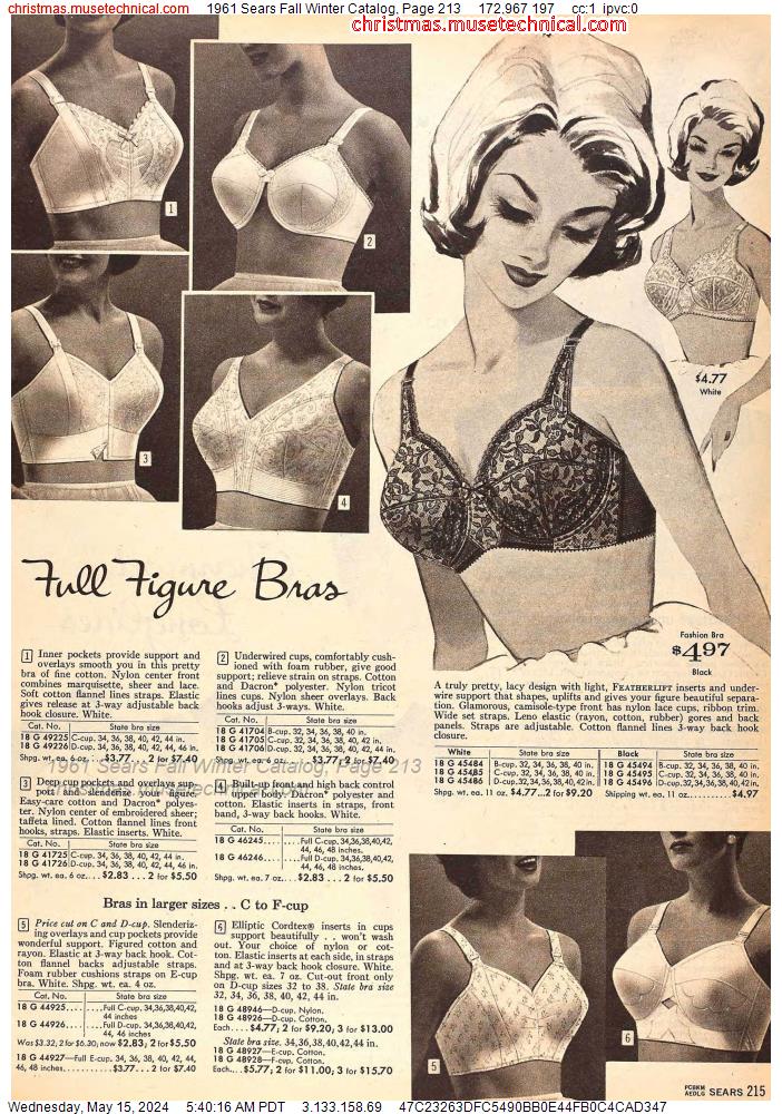 1961 Sears Fall Winter Catalog, Page 213