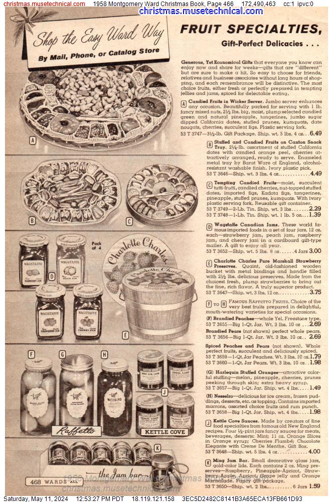 1958 Montgomery Ward Christmas Book, Page 466