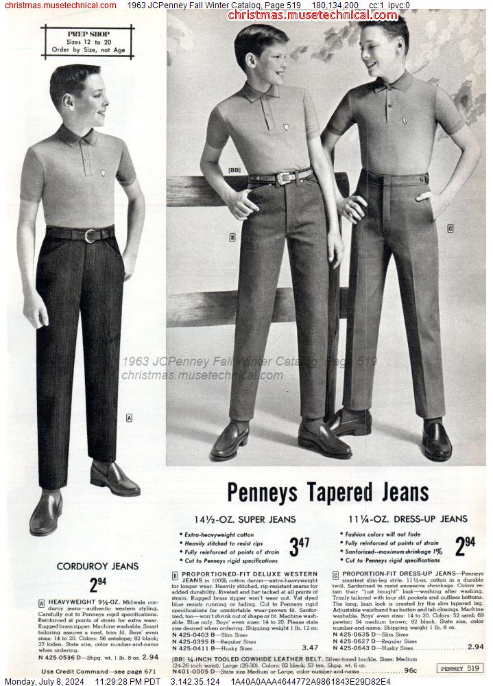 1963 JCPenney Fall Winter Catalog, Page 519