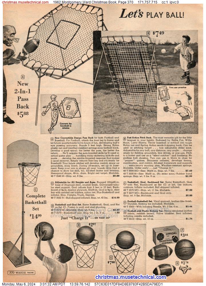 1962 Montgomery Ward Christmas Book, Page 370