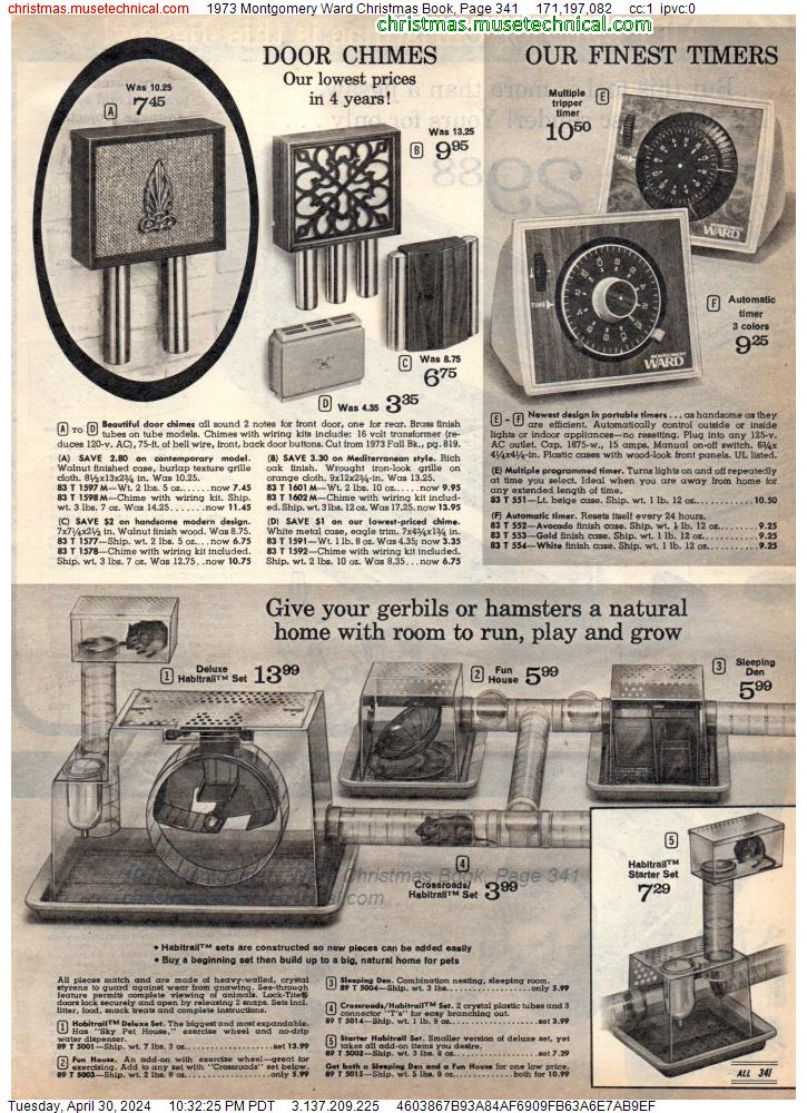 1973 Montgomery Ward Christmas Book, Page 341
