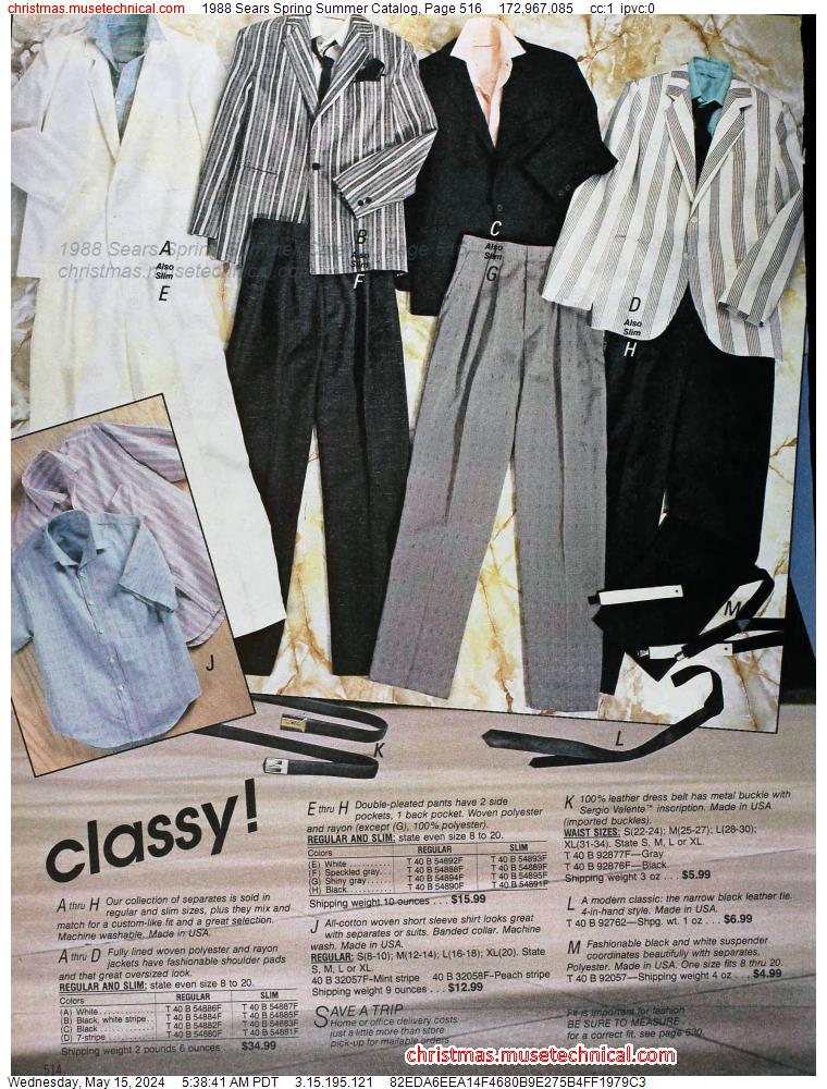 1988 Sears Spring Summer Catalog, Page 516