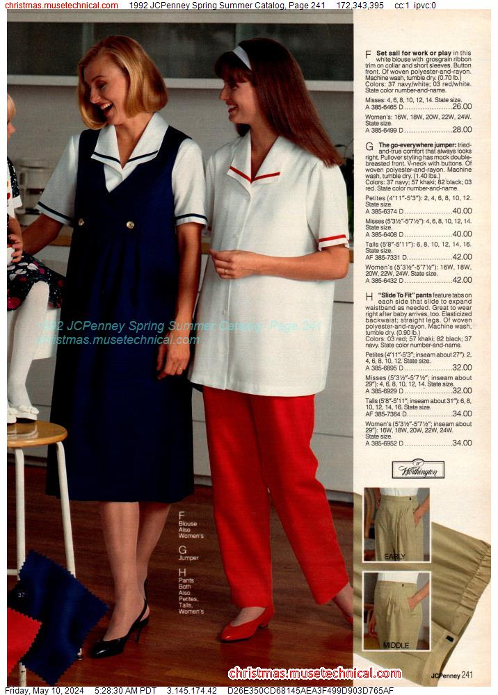 1992 JCPenney Spring Summer Catalog, Page 241